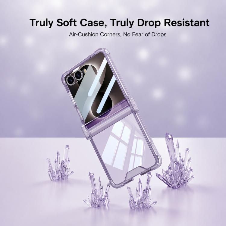 Custodia per telefono antiurto con cerniera airbag integrata GKK, For Galaxy Z Flip8 5G