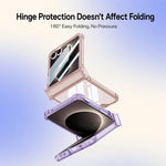Custodia per telefono antiurto con cerniera airbag integrata GKK, For Galaxy Z Flip8 5G