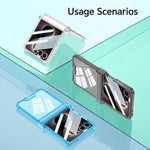 Custodia per telefono antiurto con cerniera airbag integrata GKK, For Galaxy Z Flip8 5G