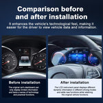 Contachilometri digitale HD LCD multimodale per auto con CarPlay, For Mercedes-Benz W205 2014–2021