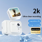 Action camera M36 con schermo HD da 1,54 pollici e chiusura magnetica.