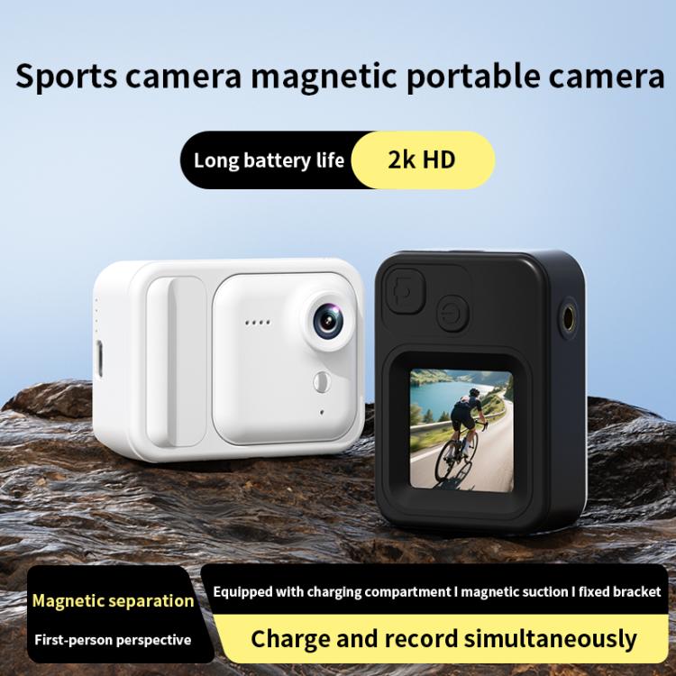 Action camera M36 con schermo HD da 1,54 pollici e chiusura magnetica.