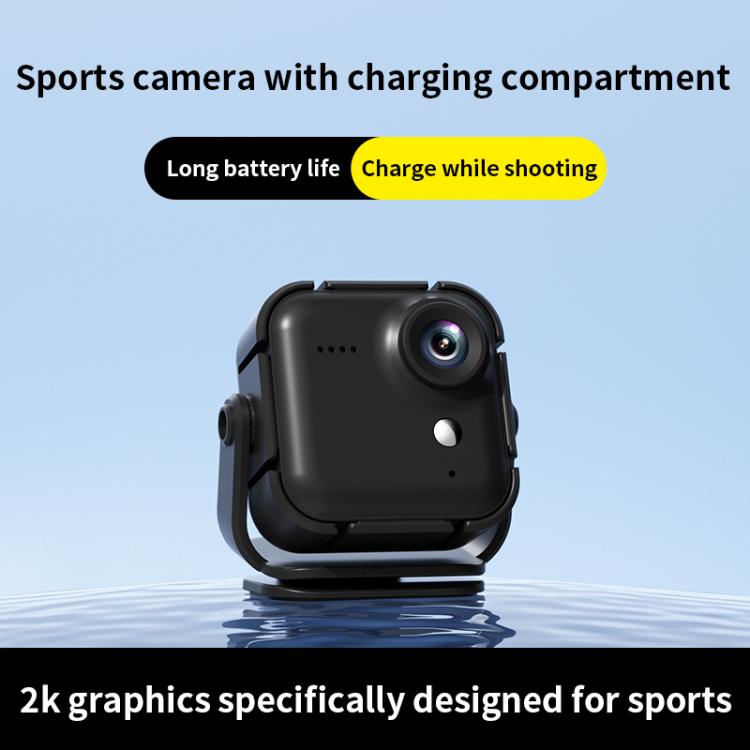 Action camera M36 con schermo HD da 1,54 pollici e chiusura magnetica.