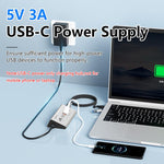 HU806 Hub multifunzione con 8 porte Type-C / USB-C, docking station, 8 Ports Hub