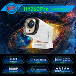 Proiettore HD portatile HY260 Pro 1080P con Wi-Fi dual-band