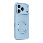 Custodia magnetica per telefono in ecopelle vegana effetto pelle di capra con supporto girevole a 360 gradi., For iPhone 17 Pro Max, For iPhone 17 Pro, For iPhone 17