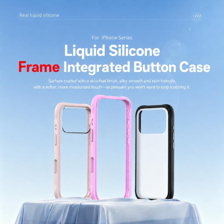 Cornice protettiva in silicone per telefono, For iPhone 17 Pro, For iPhone 17, For iPhone 16 Pro Max, For iPhone 16 Pro