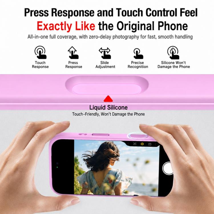 Cornice protettiva in silicone per telefono, For iPhone 17 Pro, For iPhone 17, For iPhone 16 Pro Max, For iPhone 16 Pro