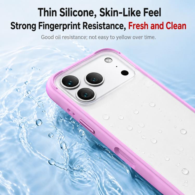 Cornice protettiva in silicone per telefono, For iPhone 18, For iPhone 18 Pro, For iPhone 18 Pro Max, For iPhone 17 Pro Max