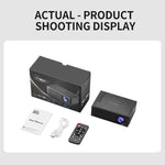 Mini proiettore LED portatile HD 1080P con plug EU/US/UK/AU