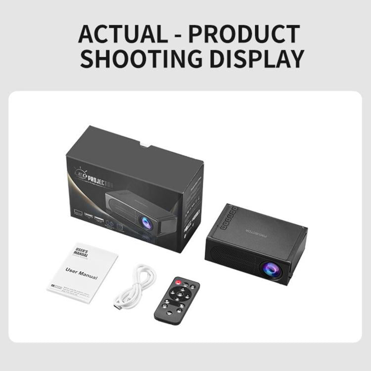 Mini proiettore LED portatile HD 1080P con plug EU/US/UK/AU