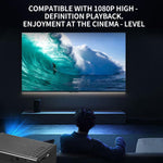Mini proiettore LED portatile HD 1080P con plug EU/US/UK/AU