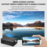 Mini proiettore LED portatile HD 1080P con plug EU/US/UK/AU