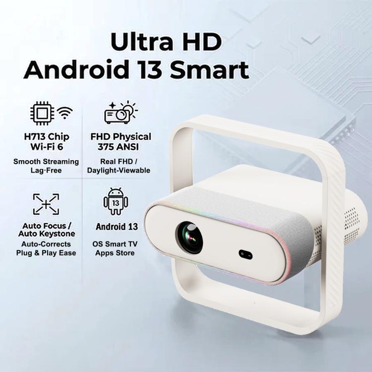 Videoproiettore Smart HD portatile con calibrazione automatica
