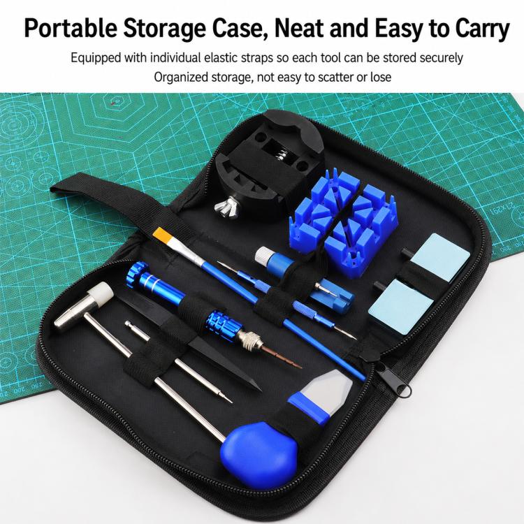 Set strumenti per riparazione orologi 11 in 1