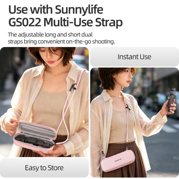 Borsa organizer protettiva colorata Sunnylife Standard Combo, For Insta360 Luna Ultra