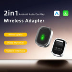 Smart Box per auto 2 in 1, adattatore wireless Android Auto CarPlay, ZYD-TAB0S