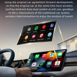 Smart Box per auto 2 in 1, adattatore wireless Android Auto CarPlay, ZYD-TAB0S