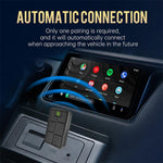 Mini Smart Box per auto 2 in 1, da cablato a wireless, adattatore Android Auto/CarPlay, ZYD-TAB0C