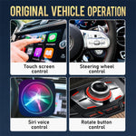 Mini Smart Box per auto 2 in 1, da cablato a wireless, adattatore Android Auto/CarPlay, ZYD-TAB0C