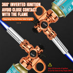 L'ugello del lanciafiamme a cartuccia ZD-608 può essere invertito.