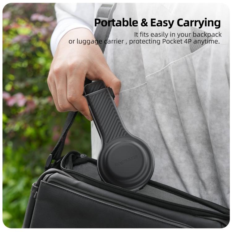 Custodia protettiva a forma di lampadina Sunnylife per DJI Osmo Pocket 4P, con cordino, per fotocamera gimbal., OP4-K245 Standard, OP4-K246 Upgraded