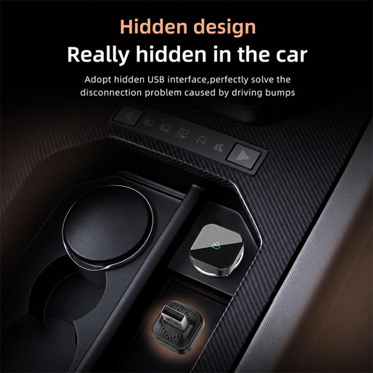 Mini Smart Box 2 in 1 per auto, adattatore wireless Android Auto CarPlay, ZYD-B42