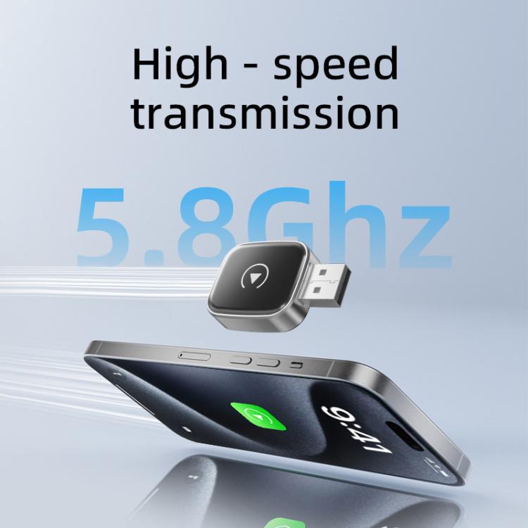Mini Smart Box per auto 2 in 1 con Bluetooth 5.4 + WiFi 6 e adattatore wireless per Android Auto e CarPlay., ZYD-TAB0P