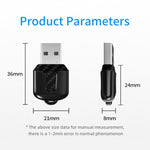Mini Smart Box 2 in 1 per auto con adattatore Bluetooth 5.4 + WiFi 6 e Android Auto/CarPlay., ZYD-B112P
