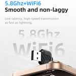 Mini Smart Box 2 in 1 per auto con adattatore Bluetooth 5.4 + WiFi 6 e Android Auto/CarPlay., ZYD-B112P