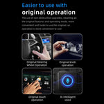 Mini Smart Box 2 in 1 per auto con adattatore Bluetooth 5.4 + WiFi 6 e Android Auto/CarPlay., ZYD-B112P