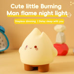Lucina notturna a forma di fiamma con ricarica USB
