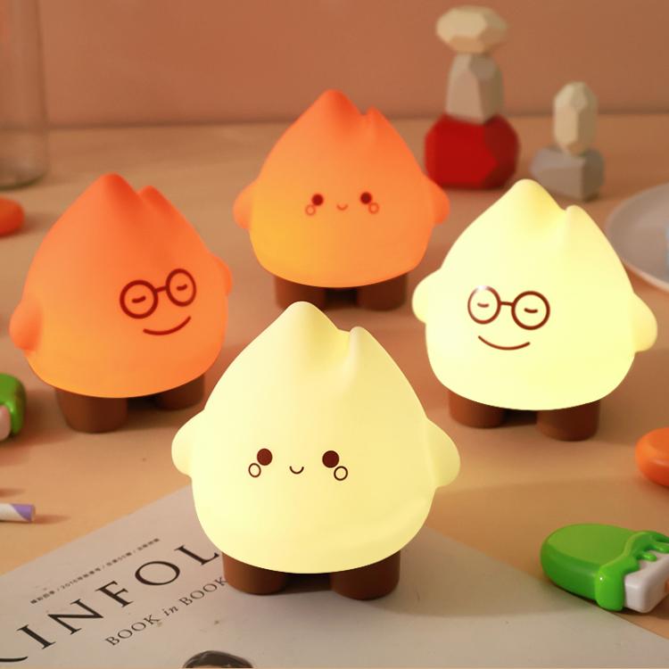 Lucina notturna a forma di fiamma con ricarica USB