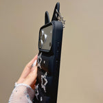 Custodia per telefono in TPU con orecchie di volpe e strass a stella, For iPhone 17 Pro Max, For iPhone 17 Pro, For iPhone 17, For iPhone 16 Pro Max