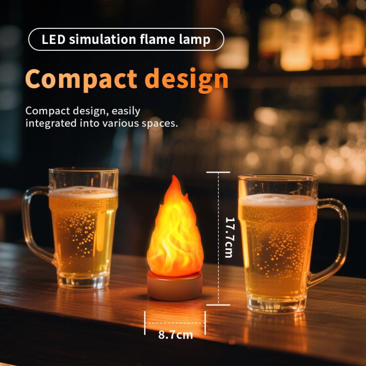 Lampada LED con effetto fiamma simulata per esterni