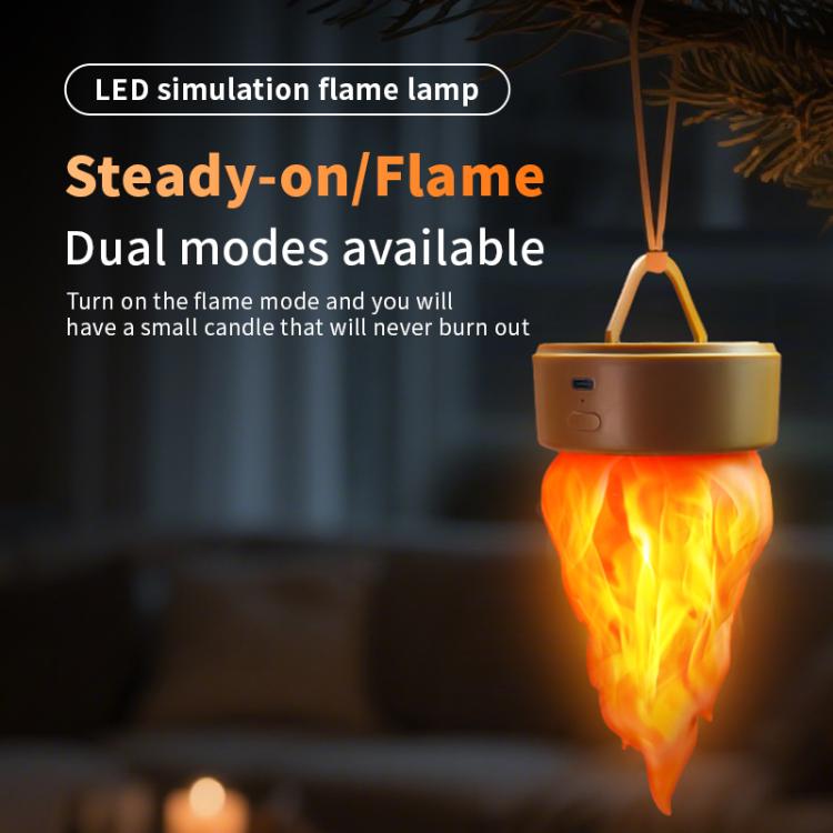 Lampada LED con effetto fiamma simulata per esterni