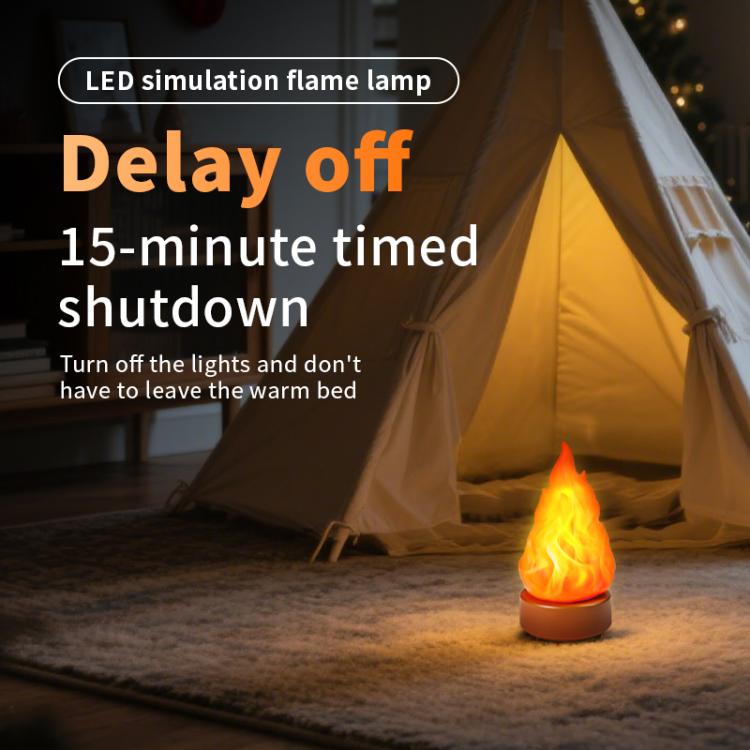 Lampada LED con effetto fiamma simulata per esterni