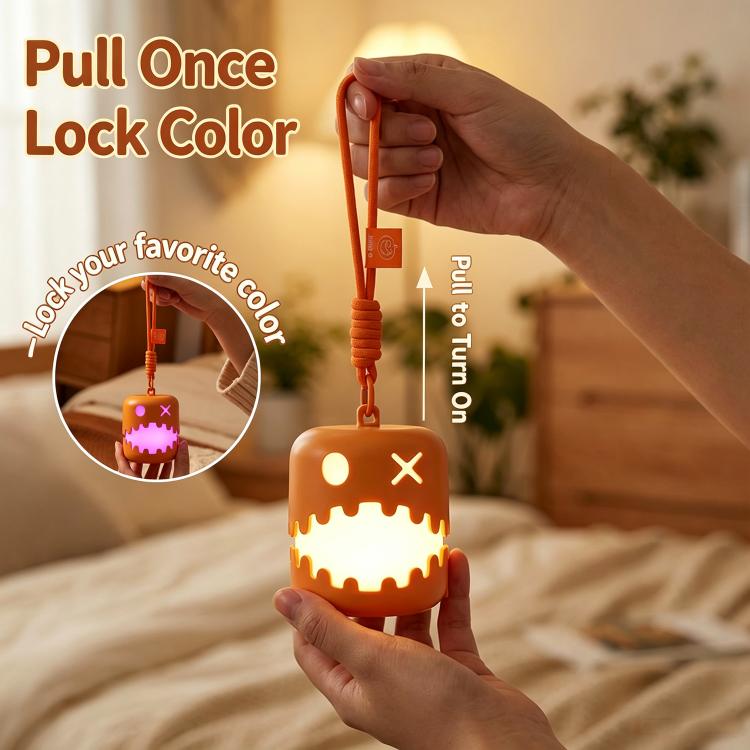 Lanterna Zucca Halloween Luce Notturna Ricaricabile USB