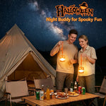 Lanterna Zucca Halloween Luce Notturna Ricaricabile USB