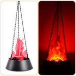 Lampada LED con effetto fiamma simulata da tavolo e sospensione