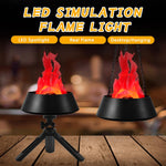 Lampada LED con effetto fiamma simulata da tavolo e sospensione