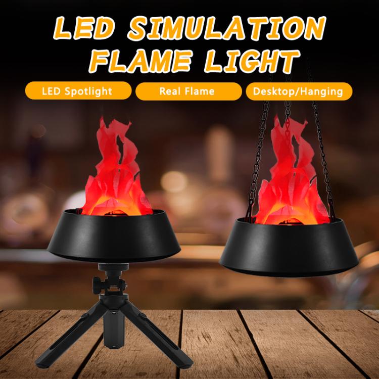 Lampada LED con effetto fiamma simulata da tavolo e sospensione