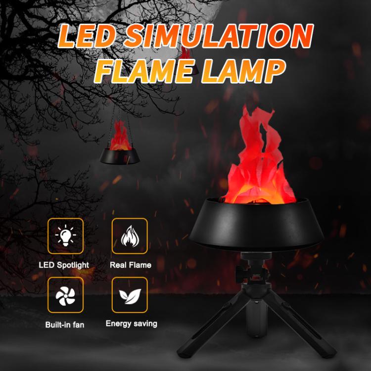 Lampada LED con effetto fiamma simulata da tavolo e sospensione