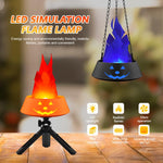 Lampada LED ricaricabile effetto fiamma HZ-K02