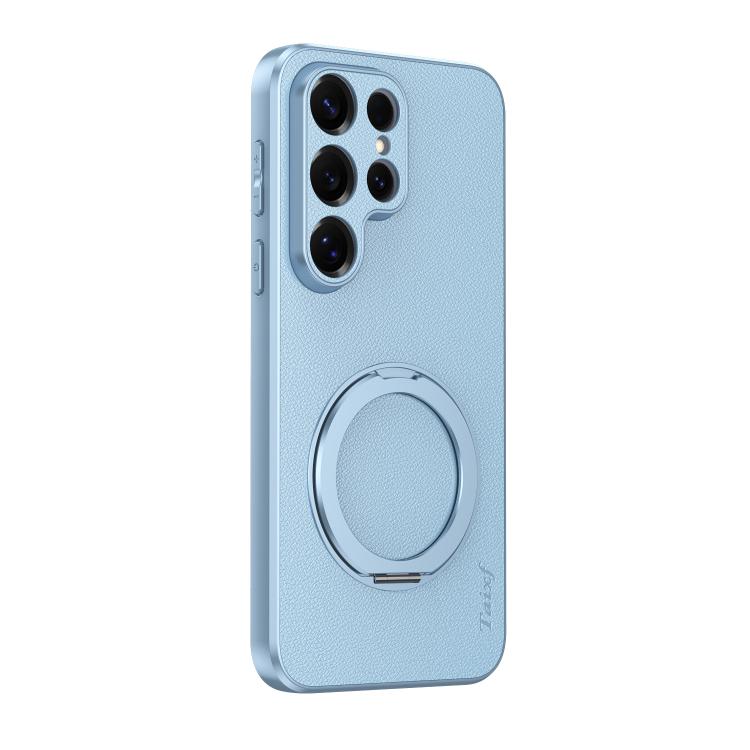Custodia magnetica per telefono in ecopelle vegana effetto pelle di capra con supporto girevole a 360 gradi., For Galaxy S26+ 5G, For Galaxy S26 Ultra 5G, For Galaxy S26 5G, For Galaxy S25 FE 5G, For Galaxy S25 5G, For Galaxy S25+ 5G                   ...