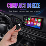 Mini Smart Box per auto 2 in 1, adattatore wireless Android Auto/CarPlay 5.8GHz+2.4GHz, ZYD-TAB0B