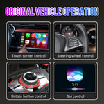 Mini Smart Box per auto 2 in 1, adattatore wireless Android Auto/CarPlay 5.8GHz+2.4GHz, ZYD-TAB0B