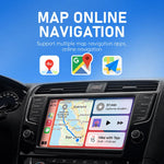 Mini Smart Box per auto 2 in 1, cablata e wireless, 5.8GHz+2.4GHz, adattatore Android Auto e CarPlay., ZYD-TAB0F