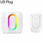 Campanello wireless intelligente impermeabile XY-809 per anziani e pazienti, con pulsante di chiamata di emergenza., US Plug, EU Plug