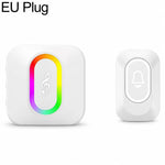 Campanello wireless intelligente impermeabile XY-809 per anziani e pazienti, con pulsante di chiamata di emergenza., US Plug, EU Plug